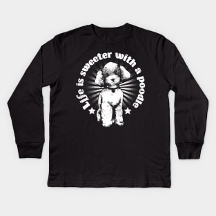 Toy Poodle Kids Long Sleeve T-Shirt